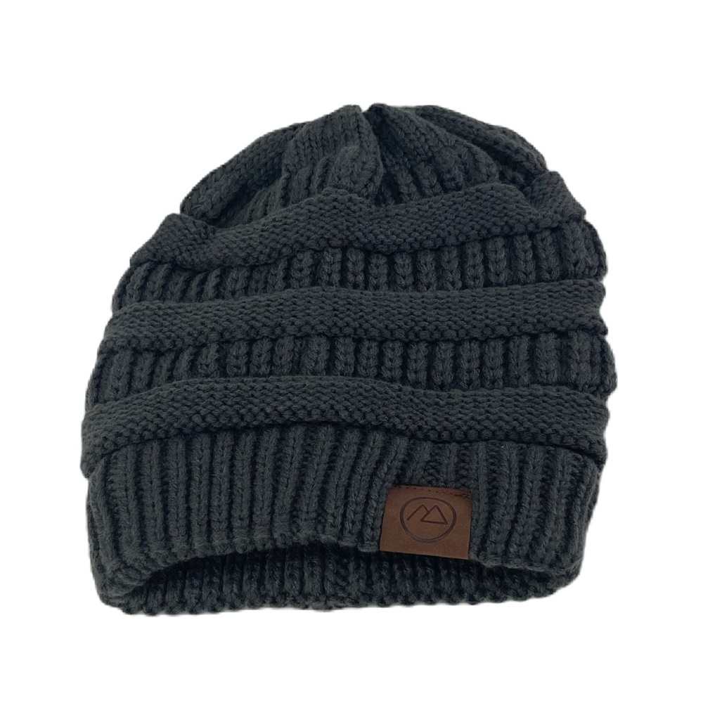 NWOT Women's Grey Satin lined Beenie
